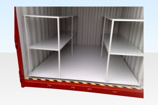 10Ft X 8Ft Flat Floor Bunded Store - R-H Container Service