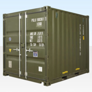10Ft X 8Ft Shipping Container (One Trip) - Green - R-H Container Service
