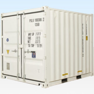 10Ft X 8Ft Shipping Container (One Trip) - White - R-H Container Service