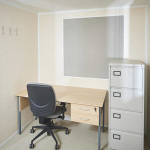 12Ft x 8Ft Steel Anti-Vandal Office Cabin - R-H Container Service