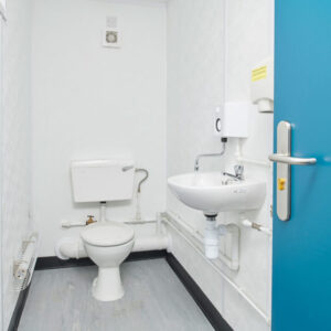 12Ft x 9Ft 2+1 Jackleg Toilet Cabin - R-H Container Service