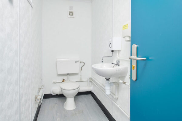 12Ft x 9Ft 2+1 Jackleg Toilet Cabin - R-H Container Service