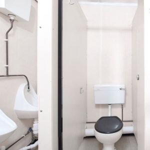 2+1 Steel Toilet Cabin 12Ft x 9Ft - R-H Container Service