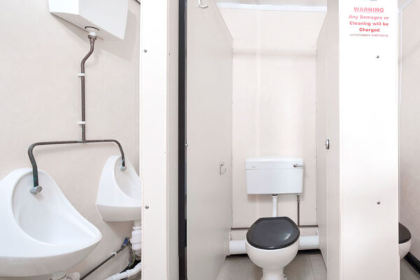2+1 Steel Toilet Cabin 12Ft x 9Ft - R-H Container Service