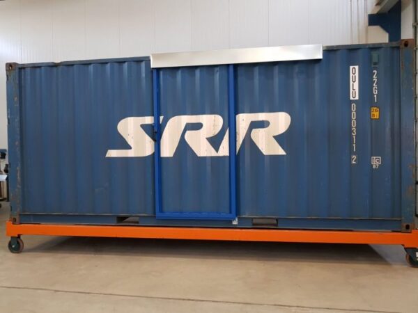 20ft Hi Cube Container (9′ 6″ high) suitable for IBC storage Sliding Door - R-H Container Service