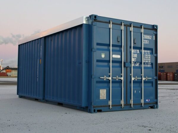 20ft Hi Cube Container (9′ 6″ high) suitable for IBC storage Sliding Door - R-H Container Service
