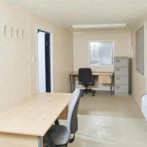 20Ft x 8Ft Steel Anti-Vandal Office Cabin - R-H Container Service