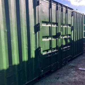 20x8x86 Side Door Shipping Container Repainted With Lock Box - R-H Container Service