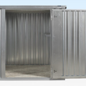 2m Flat Pack Store (Galvanised) Features - R-H Container Service