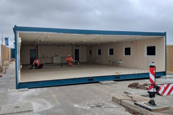 (3 Bay) Anti-Vandal Modular Building - R-H Container Service