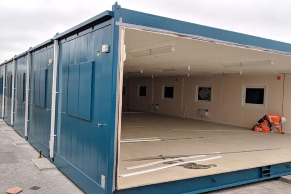 (3 Bay) Anti-Vandal Modular Building - R-H Container Service