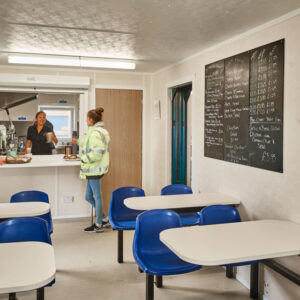 32Ft ECOlink Canteen / Kitchen Cabin - R-H Container Service