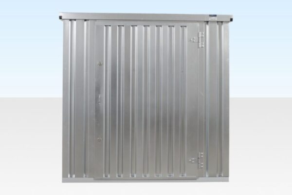 3m x 2.1m Flat Pack Storage Container – Galvanised - R-H Container Service