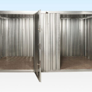3M X 4.2M Side Linked Flat Pack Container Bundle (Galvanised) - R-H Container Service