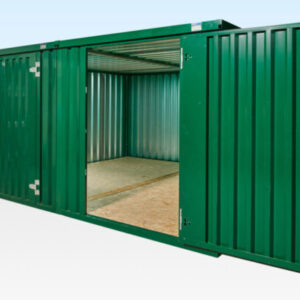 3M X 4.2M Side Linked Flat Pack Container Bundle (Powder Coated) - R-H Container Service