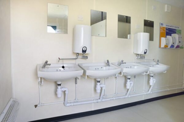 4+1 Steel Toilet Cabin 20Ft x 9Ft - R-H Container Service