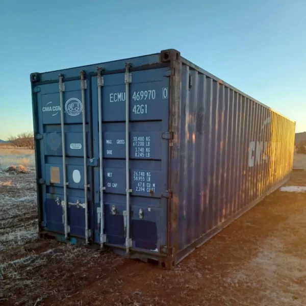 40Ft Hc Used Shipping Container High Cube Wind And Watertight Ipswich - R-H Container Service