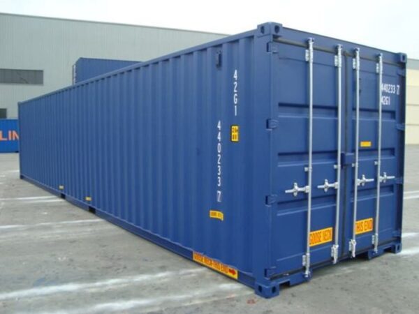 40ft High Cube (9′ 6″ high) Double Door Container (DD) - R-H Container Service