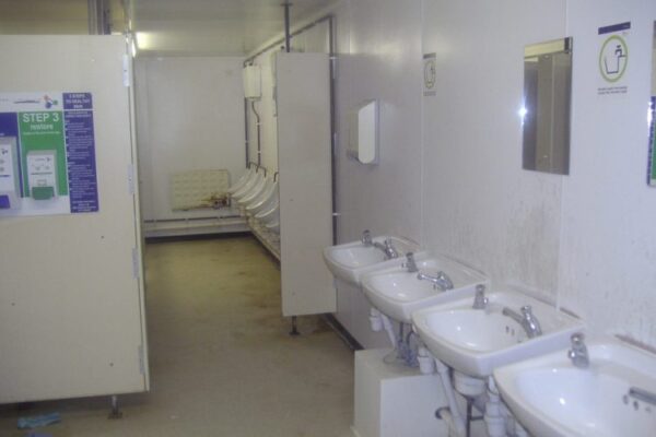 5+1 Steel Toilet Cabin 24Ft x 9Ft - R-H Container Service