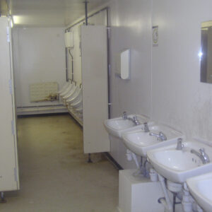 5+1 Steel Toilet Cabin 24Ft x 9Ft - R-H Container Service
