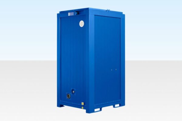 5Ft x 4Ft Single Mains Toilet (Blue) - R-H Container Service