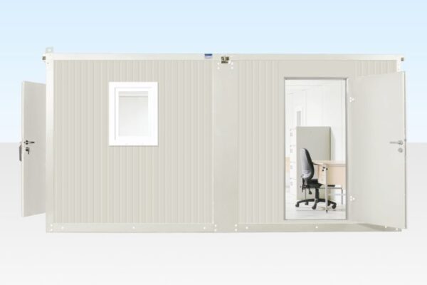 6.5M X 4.6M Side Linked Flat Pack Container Office - R-H Container Service