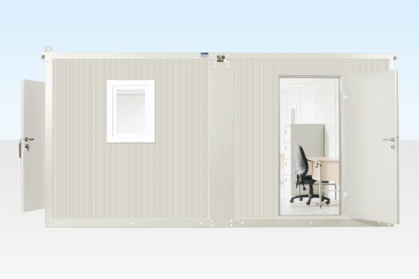 6.5M X 4.6M Side Linked Flat Pack Container Office - R-H Container Service