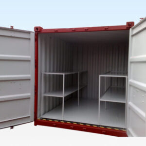 8Ft X 8Ft Flat Floor Bunded Store - R-H Container Service