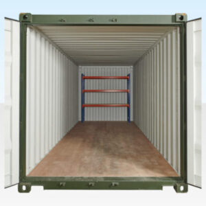 Adjustable, Heavy Duty Three Tier Racking For Rear Of Container - R-H Container Service