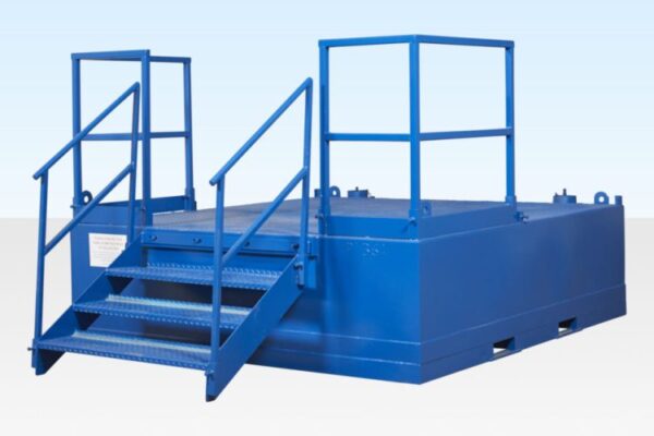 Double Mains Toilet Waste Tank - R-H Container Service