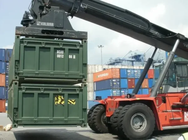 Open Top Half Height Shipping Containers - R-H Container Service