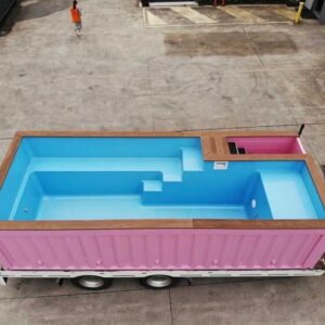 Pink 20 Ft Container Pool - R-H Container Service