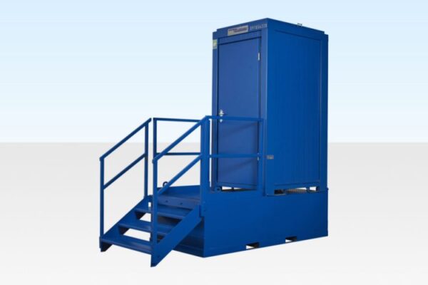 Single Mains Toilet Waste Tank - R-H Container Service